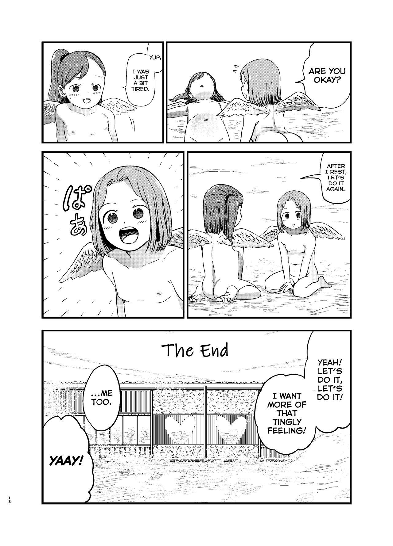 Yuri Tenshi no Futari ga Ecchi na Koto o Suru Manga | A Manga Where Two Lesbian Angels Do Lewd Things Together 17