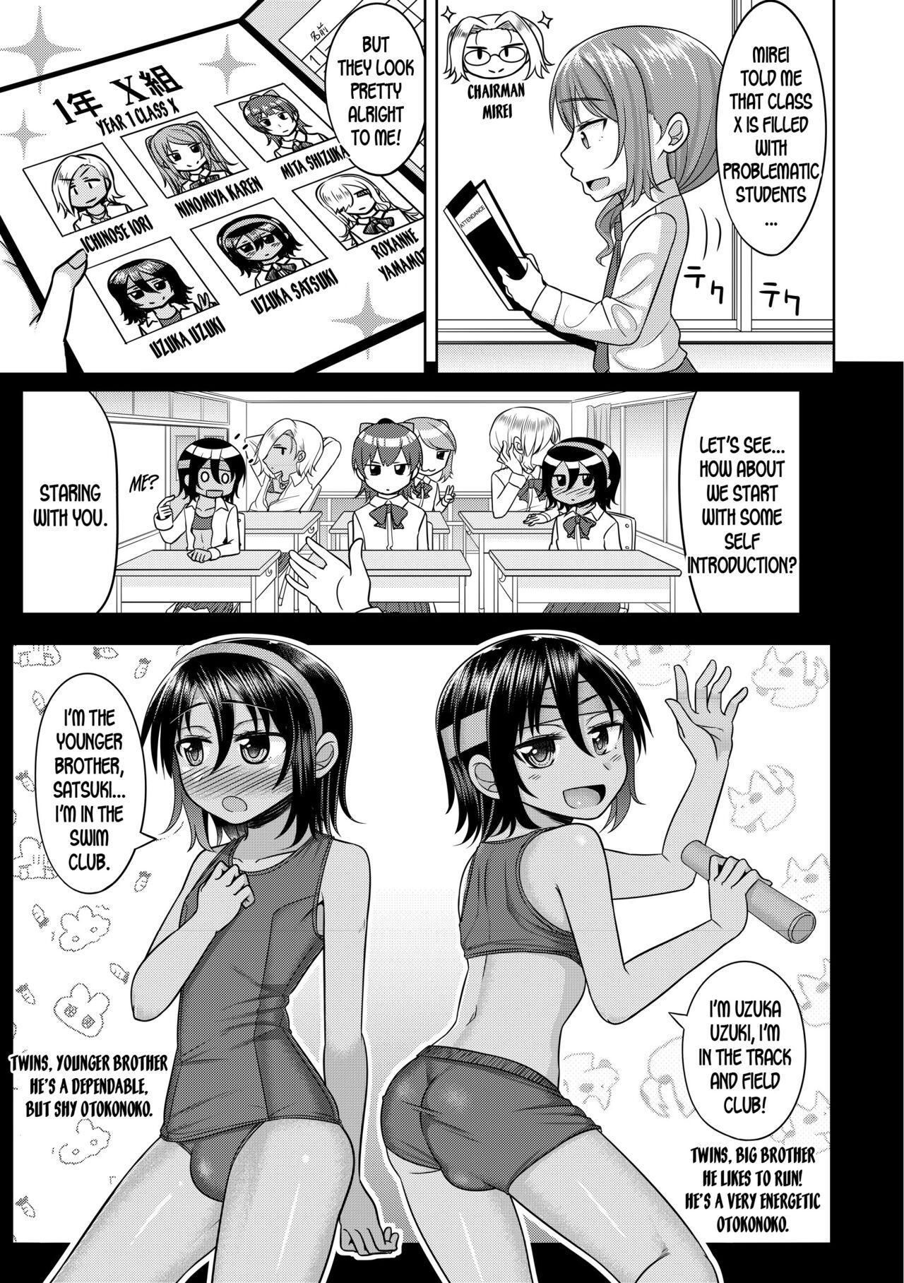 Gay Physicals Harenchi! Otokonoko Gakuen 1 Genme - Original Rough Sex - Page 5