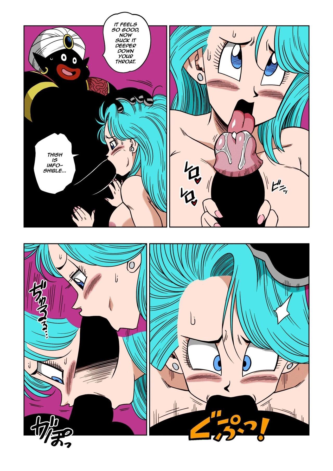 Que [Yamamoto] Dagon Ball - Bulma Meets Mr. Popo - Sex Inside the Mysterious Spaceship [English] (decensored) - Dragon ball z Uncensored - Page 9