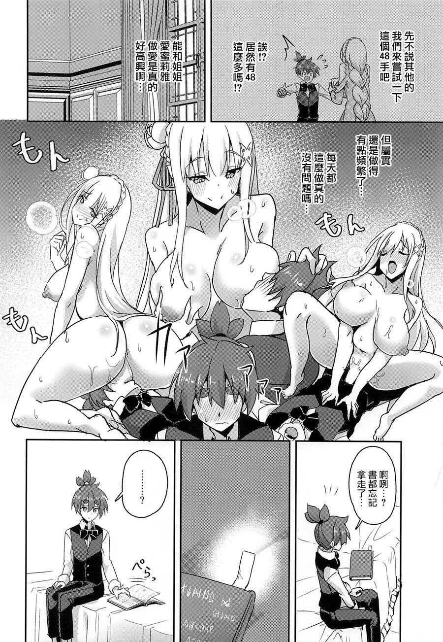 Sexy Girl Sex Majo no Nokoriga III - Re zero kara hajimeru isekai seikatsu Family Roleplay - Page 9