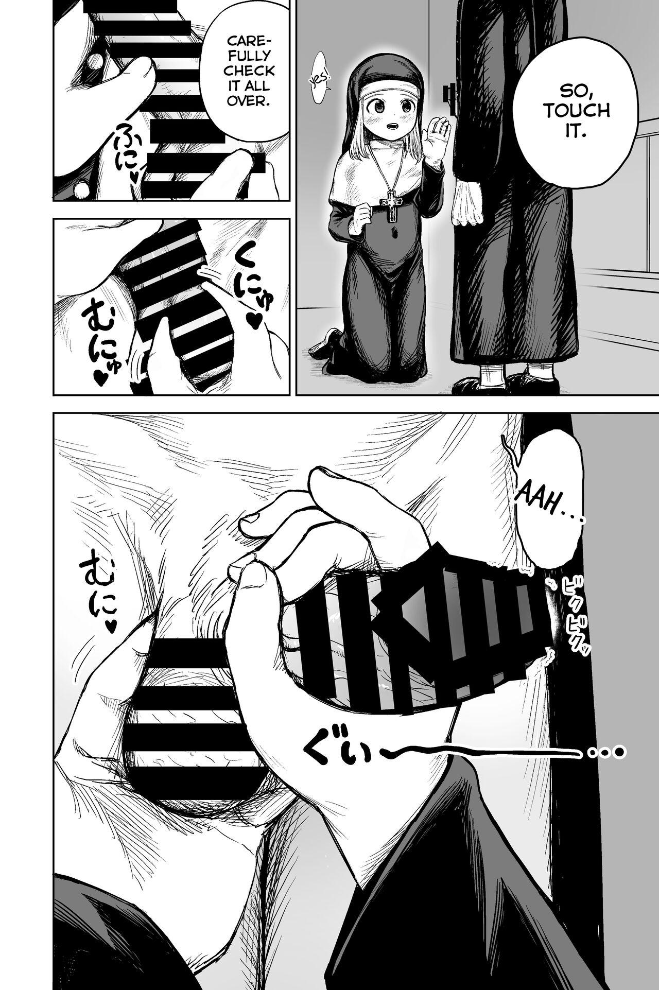 Stroking Loli Sister to Sex suru Isshuukan | A Week of Sex With a Loli Nun Reversecowgirl - Page 11