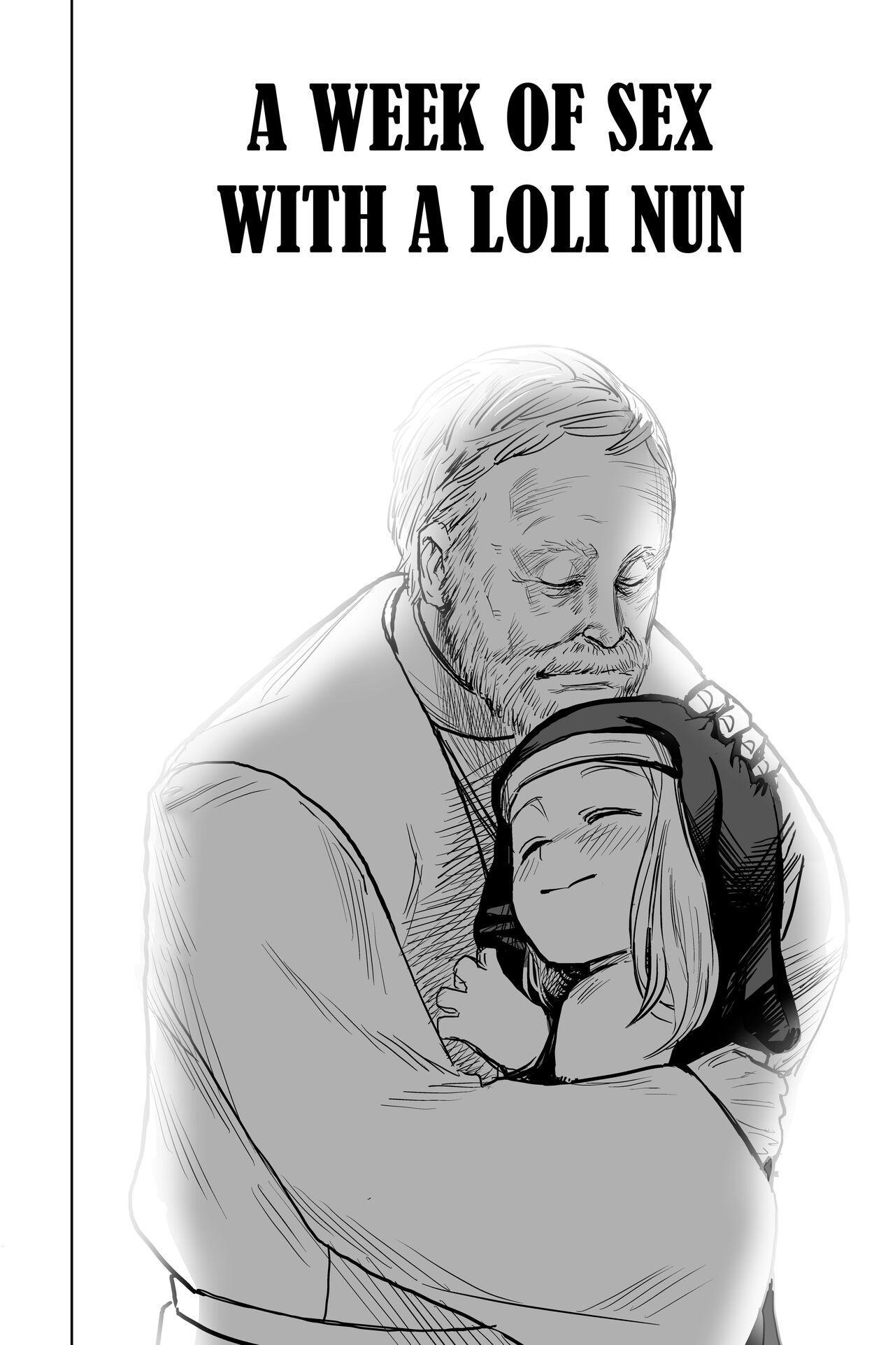 Stroking Loli Sister to Sex suru Isshuukan | A Week of Sex With a Loli Nun Reversecowgirl - Page 7