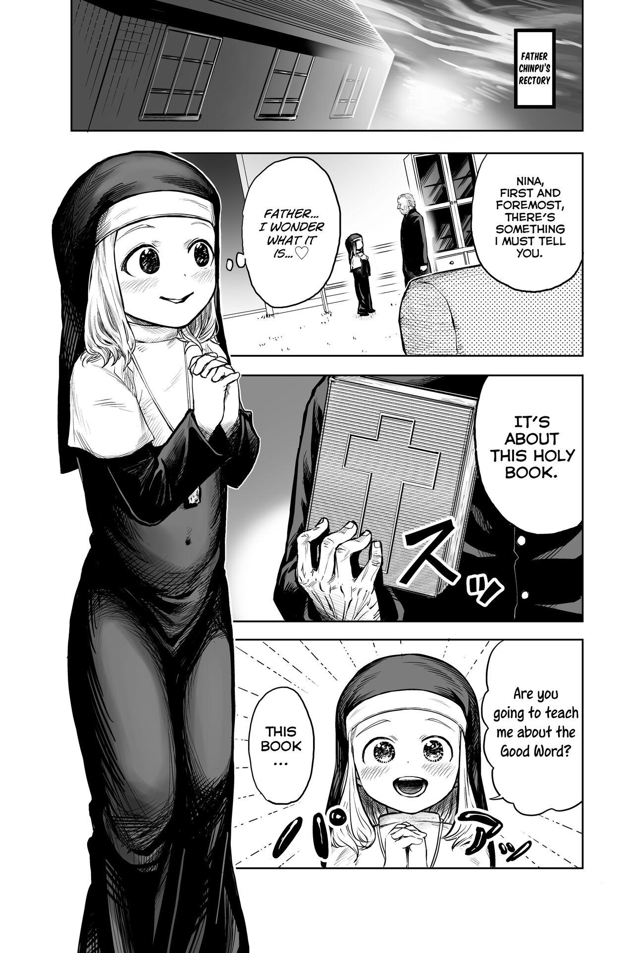 Stroking Loli Sister to Sex suru Isshuukan | A Week of Sex With a Loli Nun Reversecowgirl - Page 8