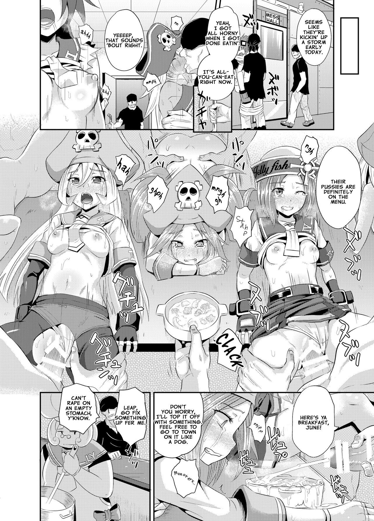 Eurosex Jellyfish wa Nottotta!! | The Jellyfish Pirates Have Been Taken Over!! - Guilty gear Gay Anal - Page 9