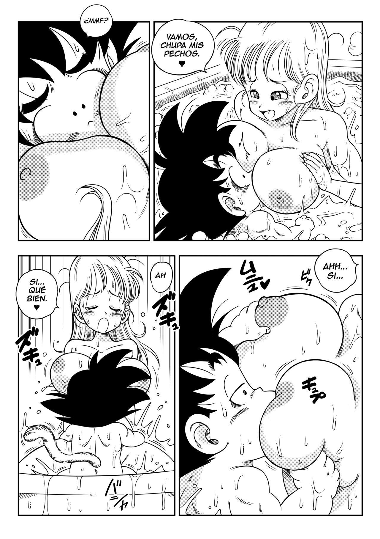 YamamotoDoujin - Bulma X Goku (Episode 1) Sexo en el baño 13