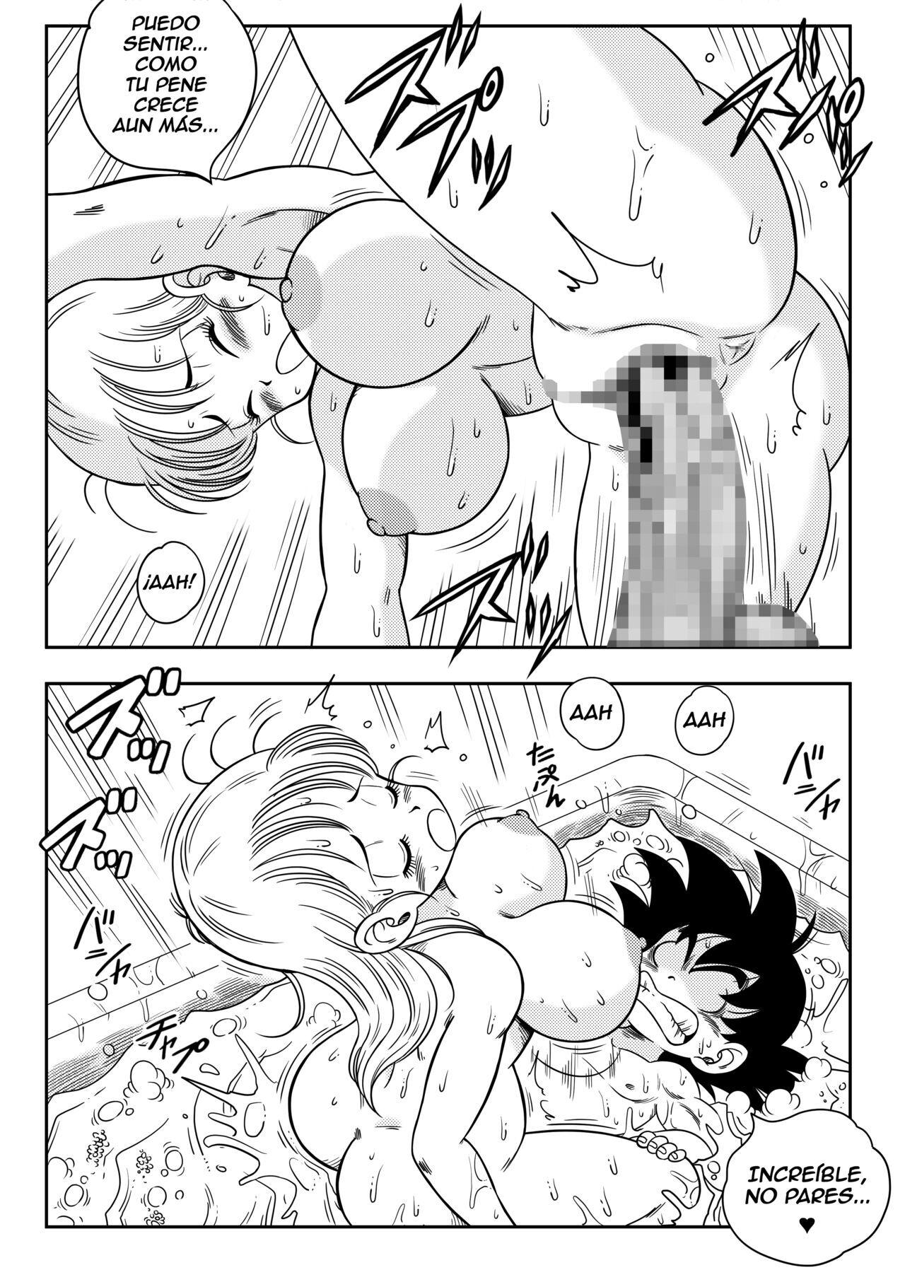 YamamotoDoujin - Bulma X Goku (Episode 1) Sexo en el baño 15