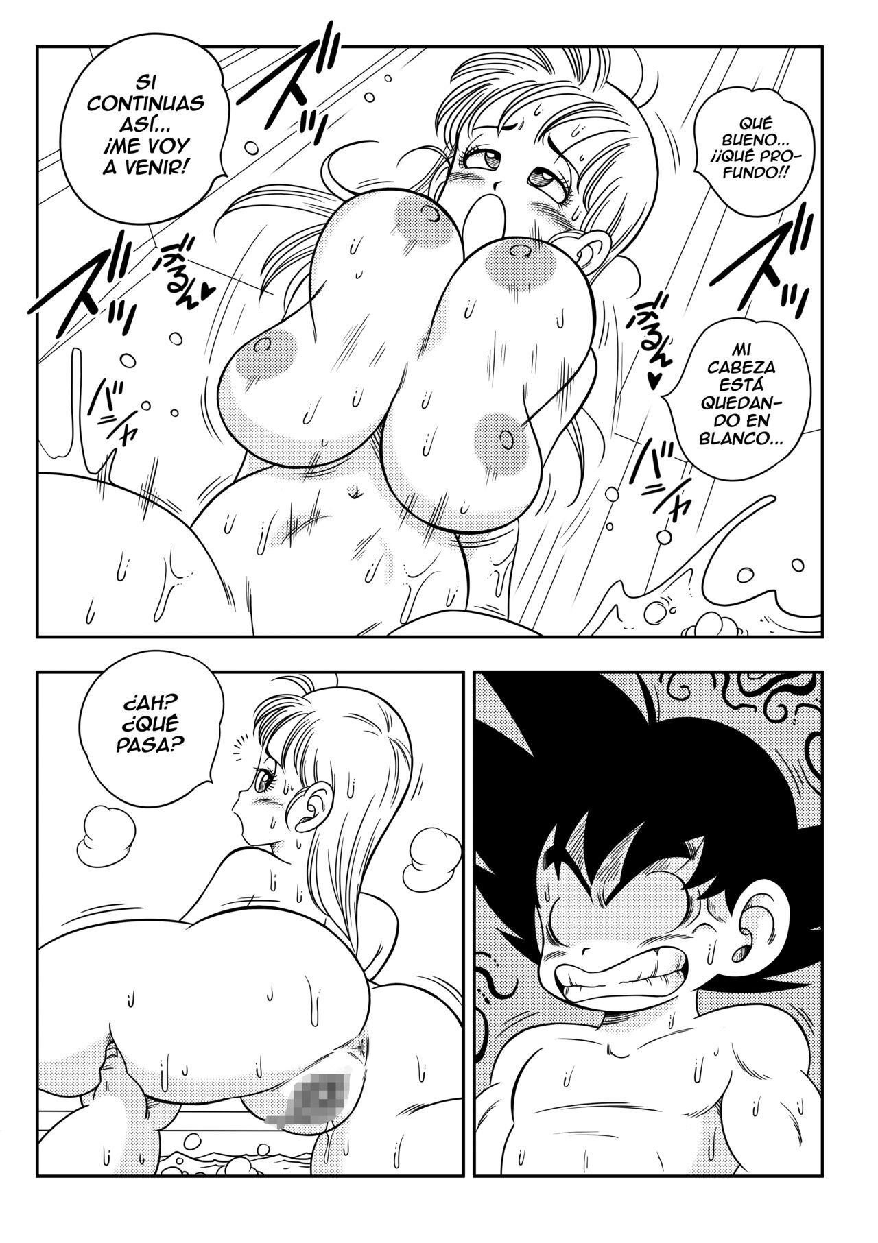 YamamotoDoujin - Bulma X Goku (Episode 1) Sexo en el baño 16