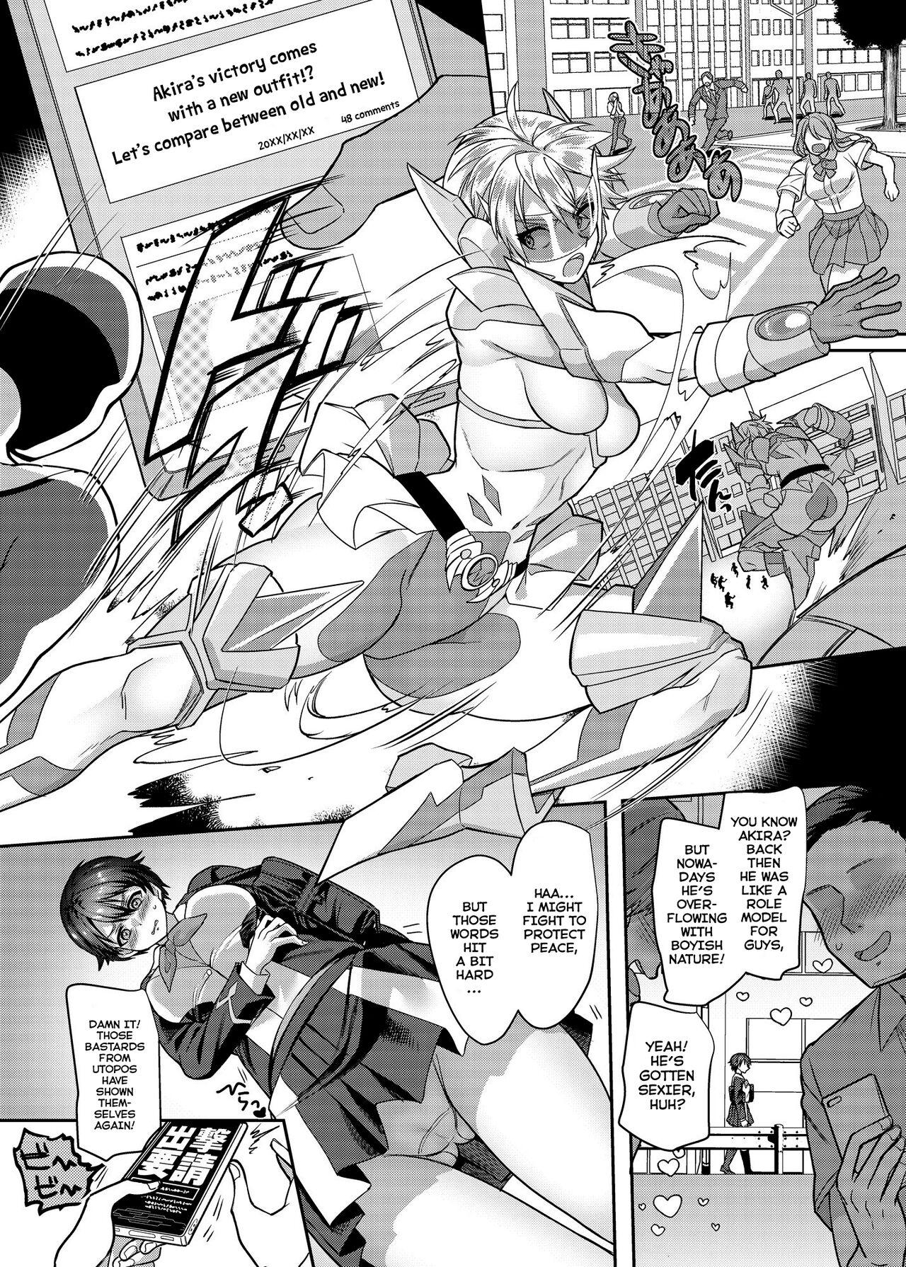 Fingers Kousei Soukou Akira | Heaven Armor Akira Sloppy Blow Job - Page 8