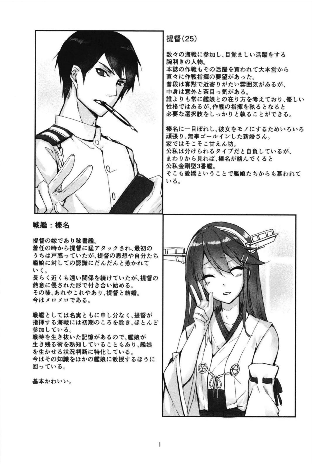 Perfect Ass （C99）[STYworks (Kyougoku Touya)]榛名は愛して欲しいのろく(Kantai Collection -KanColle-) - Kantai collection Cumfacial - Page 3