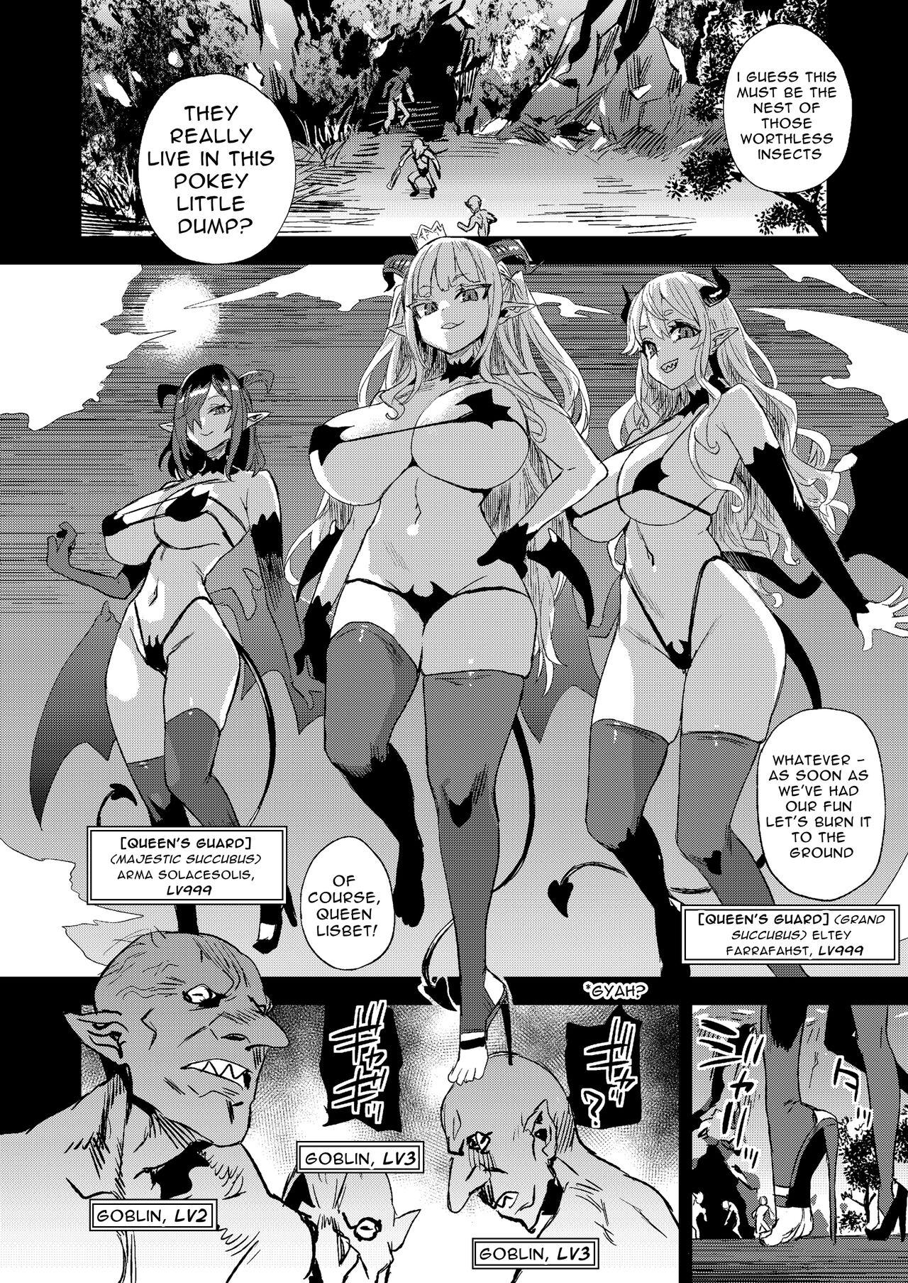 Cameltoe Succubus Queen vs Goblin Grunts - Original Siririca - Page 8
