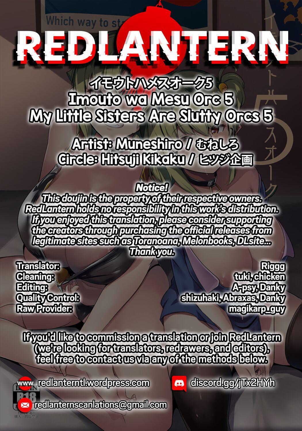 Bigbooty Imouto wa Mesu Orc 5 | My Little Sisters are Slutty Orcs 5 - Original Pussyfucking - Page 30